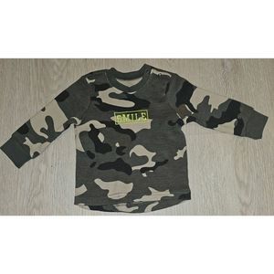 Baby Infant Primark Camo Waffle Top 6-9 Months